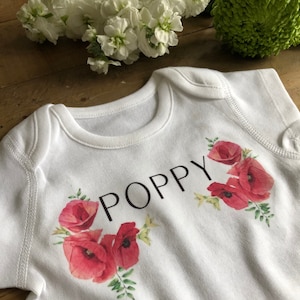 Poppy baby clothes top