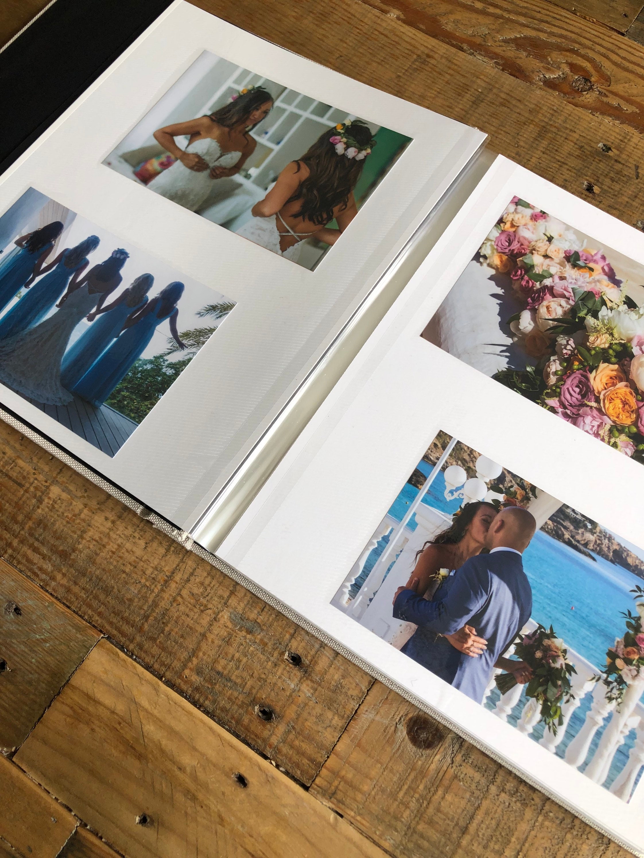 Personalised Luxury Linen Covered Wedding Photo Album Etsy UK