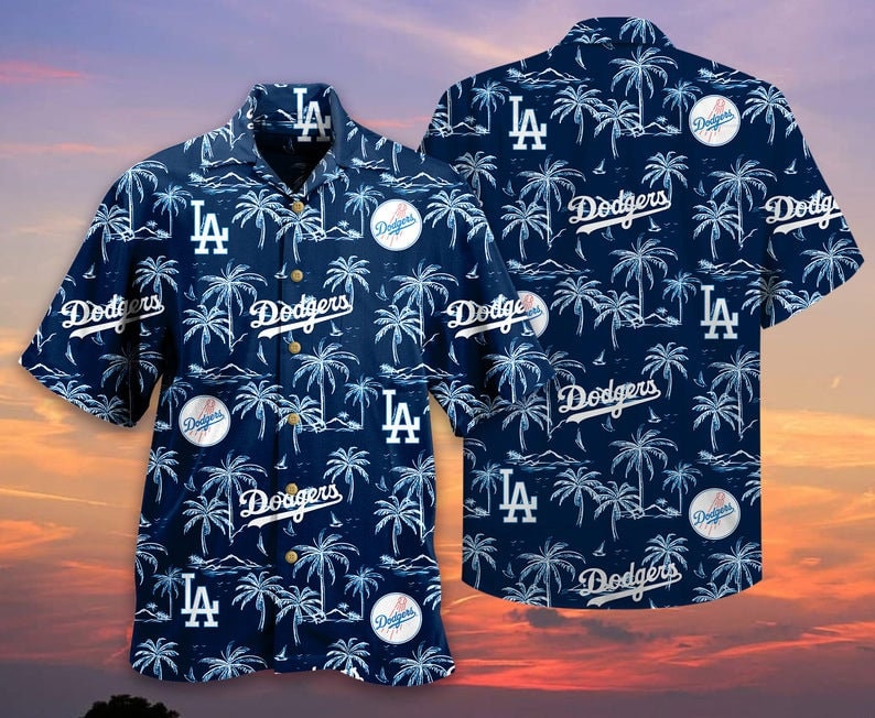 Los Angeles Dodgers Hawaiian Shirt Shirt voor MLB fans Etsy