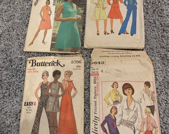 1970’s Vintage Simplicity & Butterick Patterns