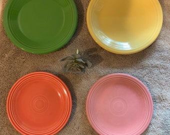 Vintage Fiesta (fiestaware) Deep Plate / Original Six (6) Colors