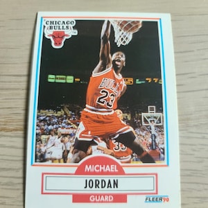 1990 Fleer #26 Michael Jordan Chicago Bulls en een bundel van 14 andere NBA-sterren uit de jaren 90