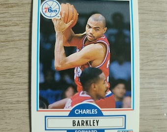 1990 Fleer Charles Barkley ERRORE .545. FG % #139 carta da basket.ERRORE