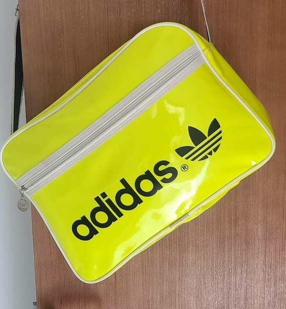 Rare Vintage Adidas 90s Shiny Lime Green and Black Plastic Duffle Bag Gym Shoulder Strap Unisex Crossbody Bag. - Etsy Rare Vintage Adidas 90s Shiny Lime Green and Black Plastic Duffle Bag Gym Shoulder Strap Unisex Crossbody Bag. - Etsy