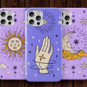 Tarot Card Phone Case, Witchy Phone Case, Goth Case For iPhone 11 12 13 14 Pro Max Samsung S21 21, Mystic Phone Case, Spiritual Phone Case