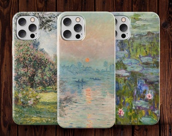 Claude Monet Phone Case, Art Phone Case iPhone 13 11 12 14 Pro Max, Famous Painting Phone Case Samsung S22 S21, Artistic Phone Case