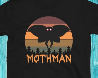 Mothman Shirt Unisex, Mothman Tshirt, Kryptozoologie Shirt, Cryptid Shirt, Fabelwesen Shirt, Legendäre KreaturEn Shirt