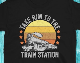 Yellowstone T Shirt, Take Him To The Train Station T-Shirt, Train Quote Shirt, Yellow Stone Shirt