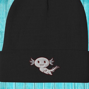 Axolotl Beanie, Axolotl Hat, Axolot Gift, Cute Axolotl Beanie