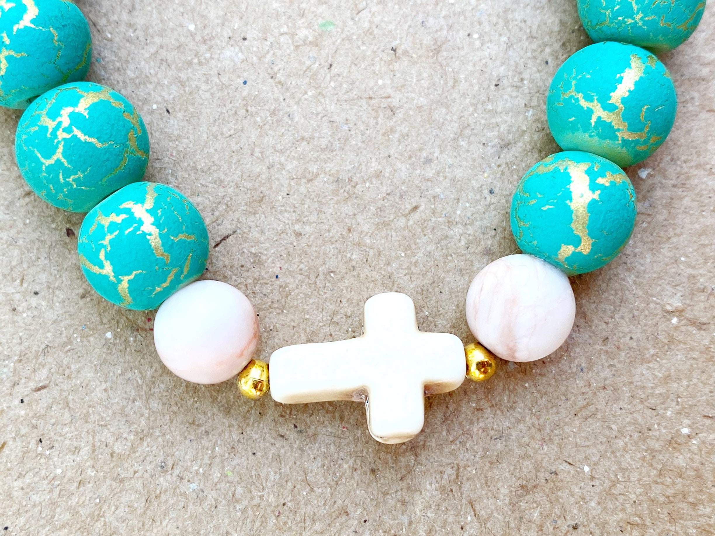 Cross bracelet faith Christian beaded bracelet jewelry Etsy