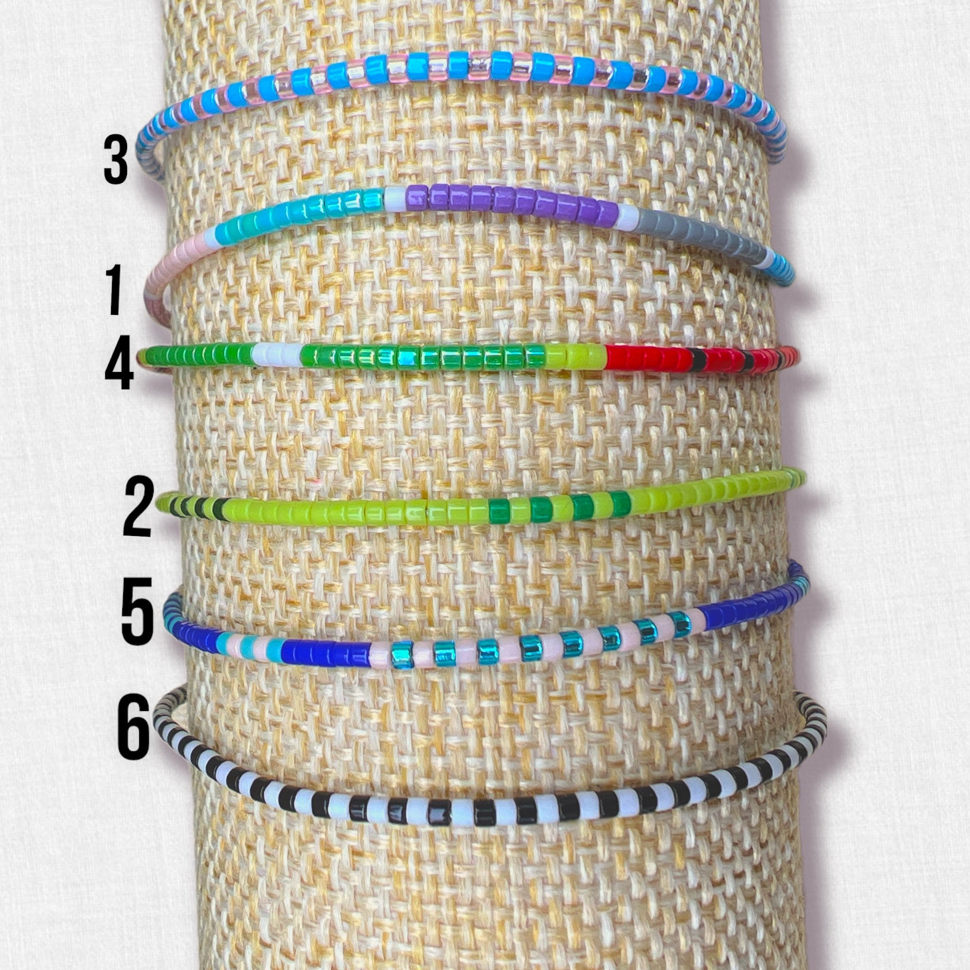 Tiny Beaded Bracelet, String Bracelet, Delicate Colorful Beaded Bracelet,  Tiny Beaded Minimalist Bracelet, Boho Bracelet, Colorful Bracelet 