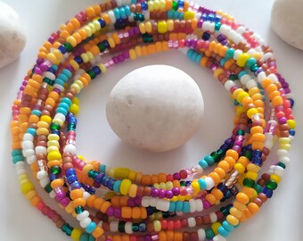 "Buntes Perlen Stretch Armband ""Spice Market"" - Damen Wickelschmuck."