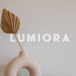 Modern Logo, Skincare Logo, Premade Luxurious Logo, Black and White Logo, Custom Aesthetic Branding, Elegant Logo, Clean Logo, Boutique Logo
