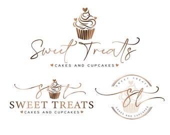 Cupcake Logo Design, Cake Logo Design, Bakery Logo Design, Baking ...