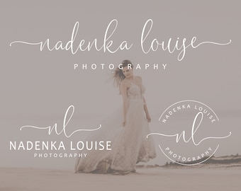 May include: A wedding photographer's logo with the name "Nadenka Louise Photography" in a cursive font. The logo is shown in two styles: one with the name written out and the other with the initials "NL" in a circle.