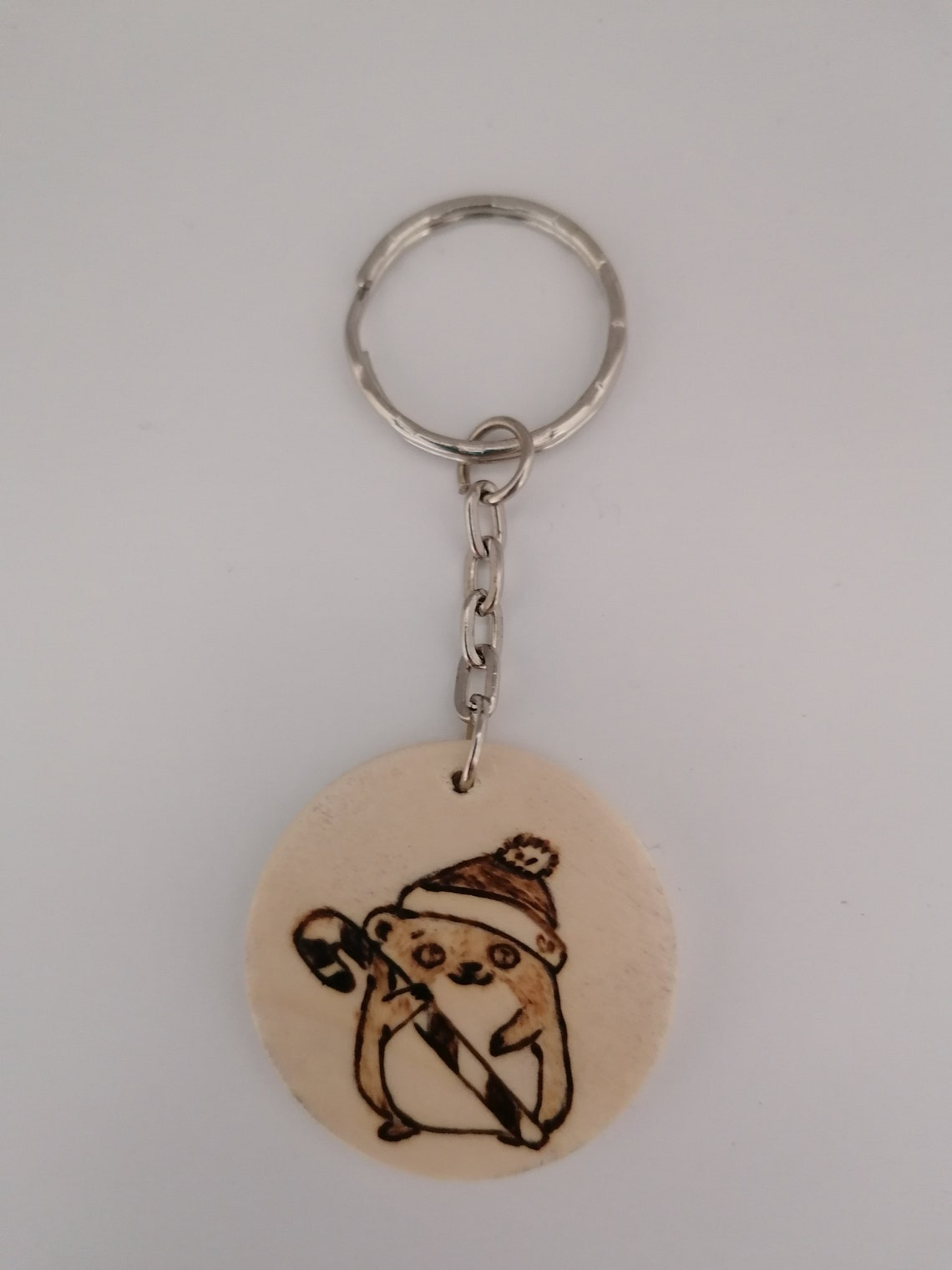 Wood burning keyrings wood art gift ideas love funky Etsy