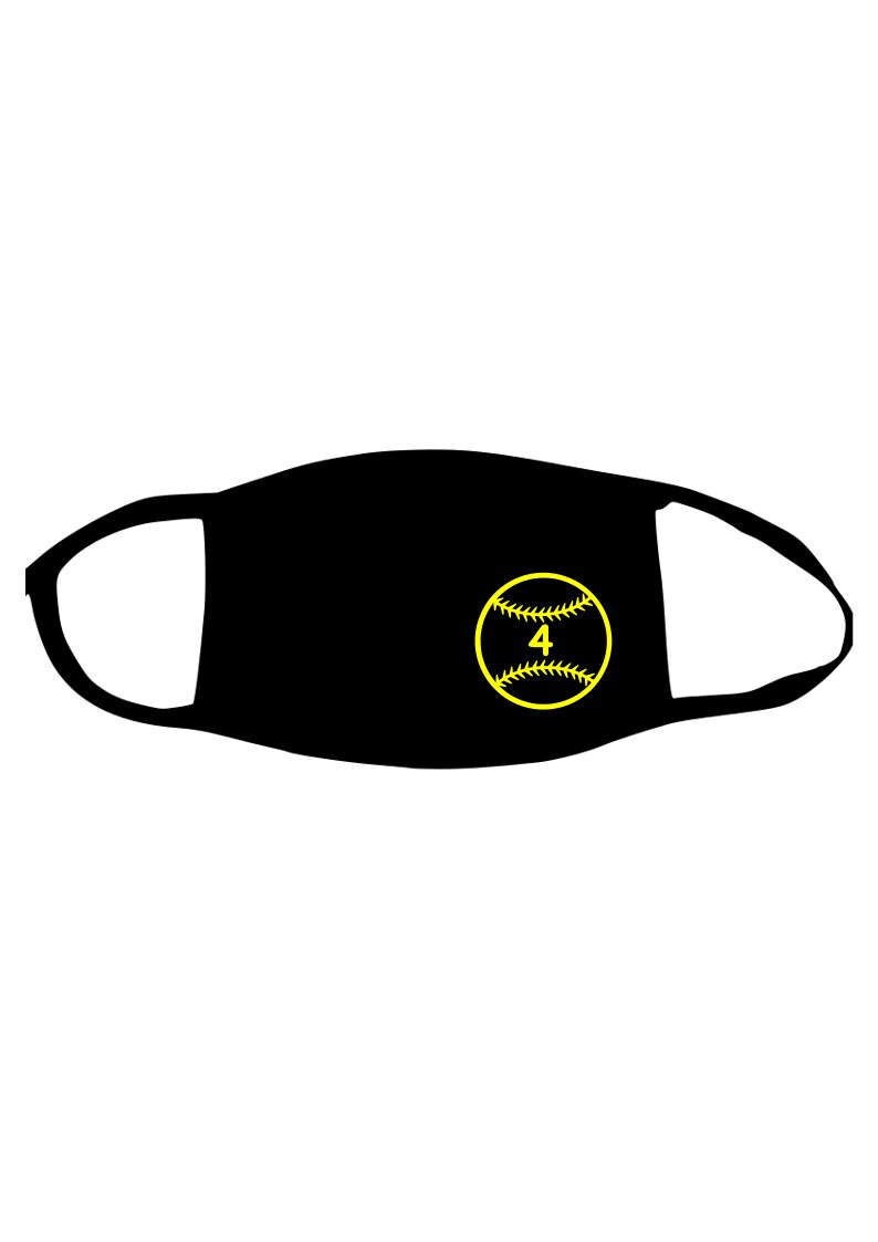 Softball Pitcherbatterballface Masknamenumbercustom Reusable