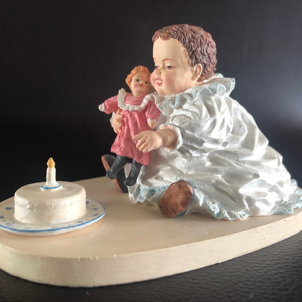 Maud Humphrey Bogart Figurine "First Birthday" H1320 The Heirloom Tradition Limited Edition