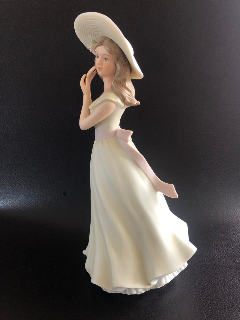 Homco Home Interiors Masterpiece Porcelain Figurine Melanie Etsy