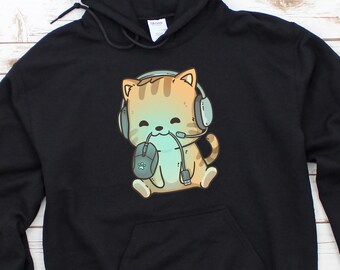 anime girl cat hoodie