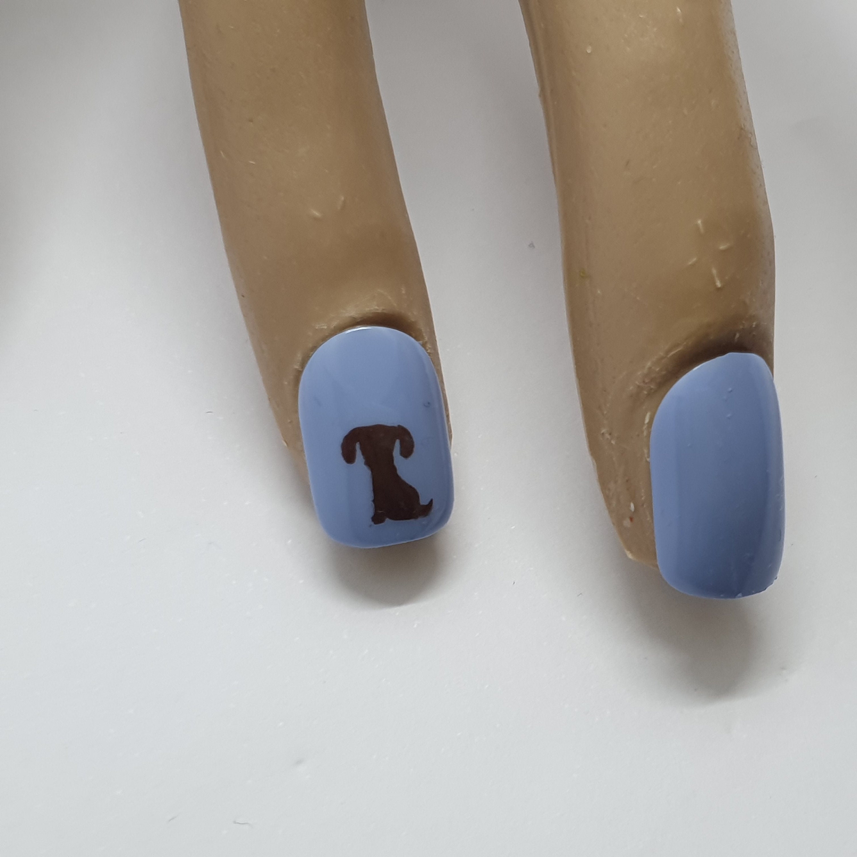 Puppy Dog Inspired Nail Art Stencil Removable Stencils Etsy UK