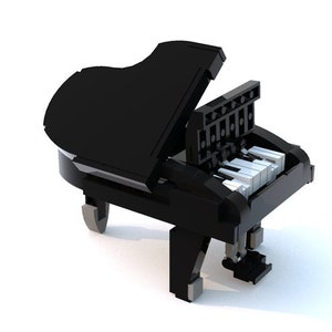 LEGO Small Grand Piano MOC PDF Instructions 179 pcs | Building Blocks Instructions