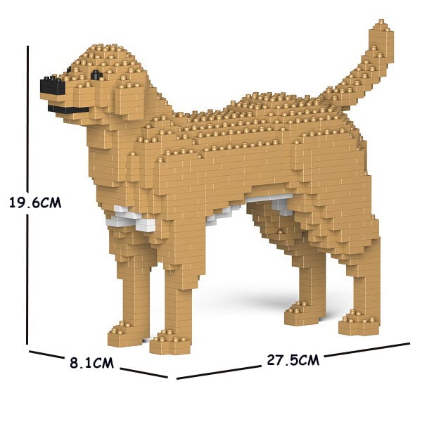 Labrador Retriever Dog Sculptures | 3D Building Blocks | DIY Model Kit ...