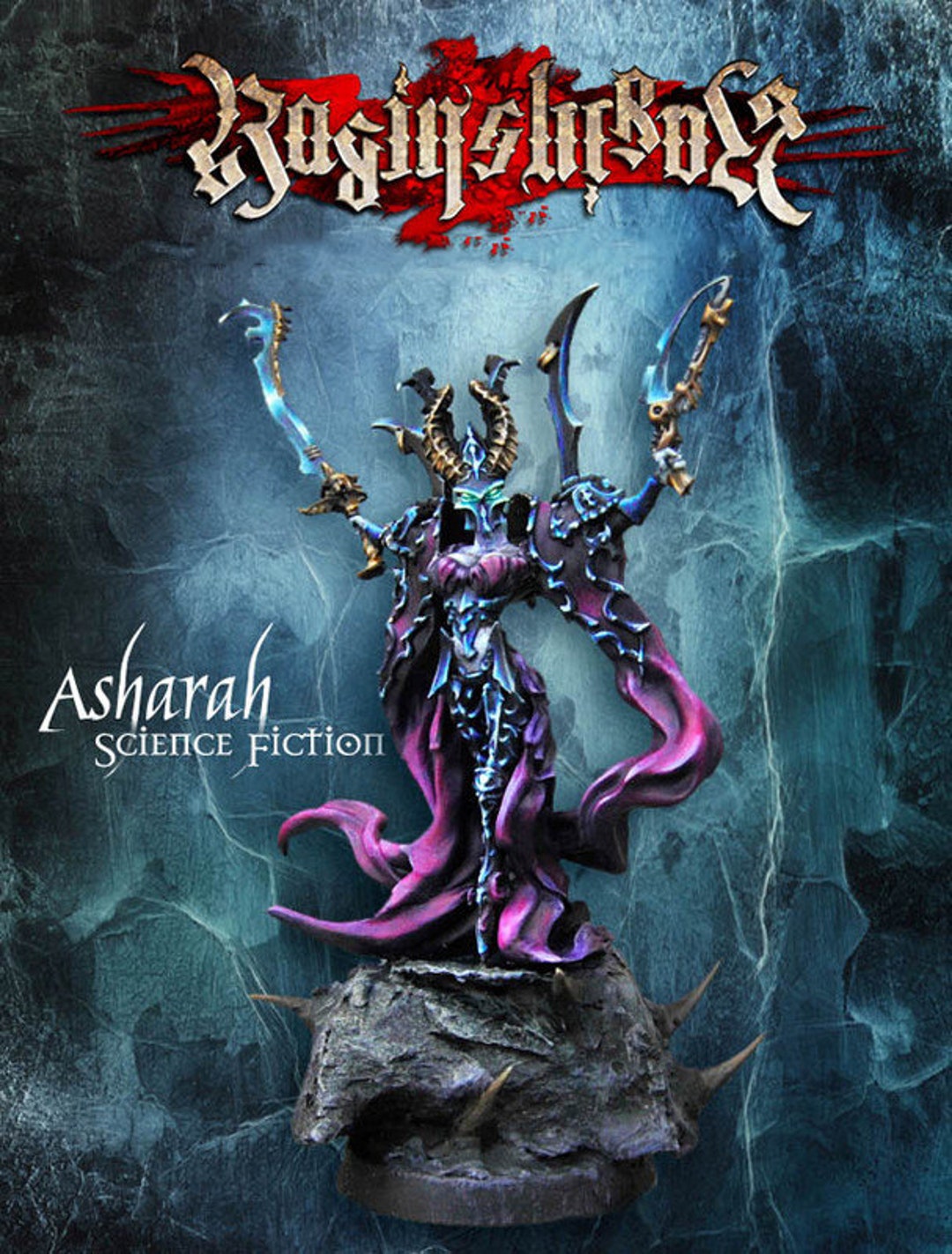 Asharah SF | 3D Printed White Metal Miniatures - Etsy