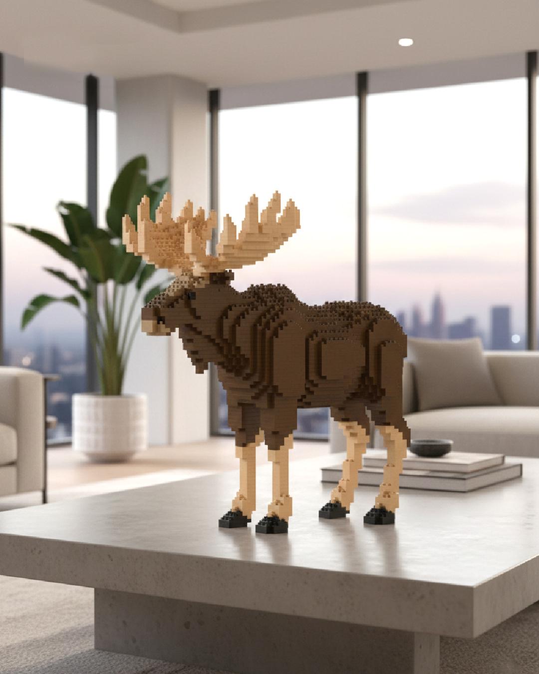 Moose Building Block Set – Realistic Animal Model (1860 Pieces) - Etsy