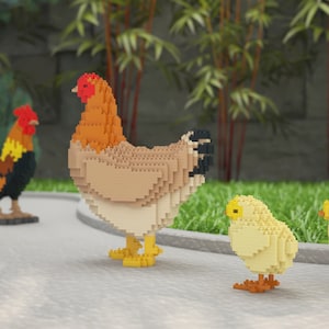 Vogel Skulpturen Skulpturen | 3D-Bausteine | Bastelbogen