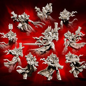 Vanquishers All-Stars 10 Minis | 3D Printed Resin Miniatures