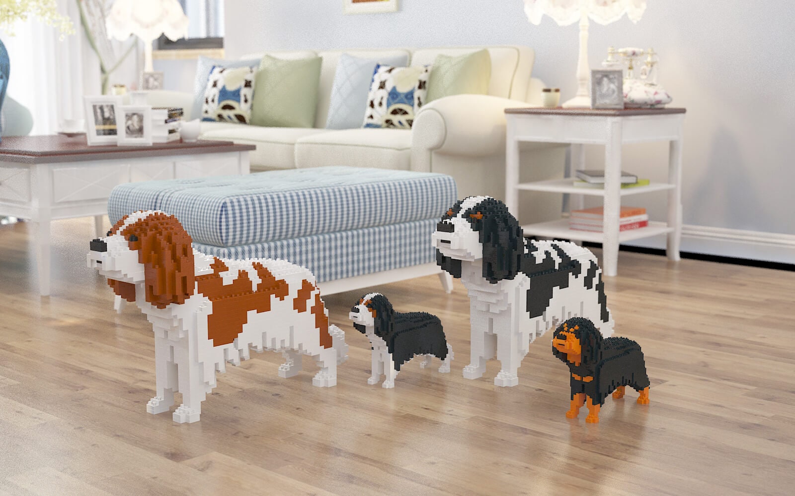 PC周辺機器 THE DOG ~ CavalierKingCharlesSpaniel Cavalier King Charles Spaniel Dog Sculptures | 3D Building