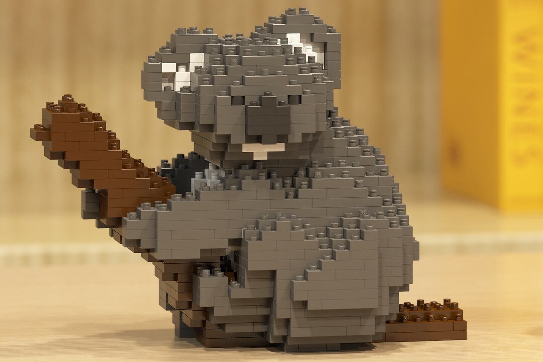 Model Made From Blocks Mammals Sculptures 3D Building Blocks DIY Model Kit - Etsy