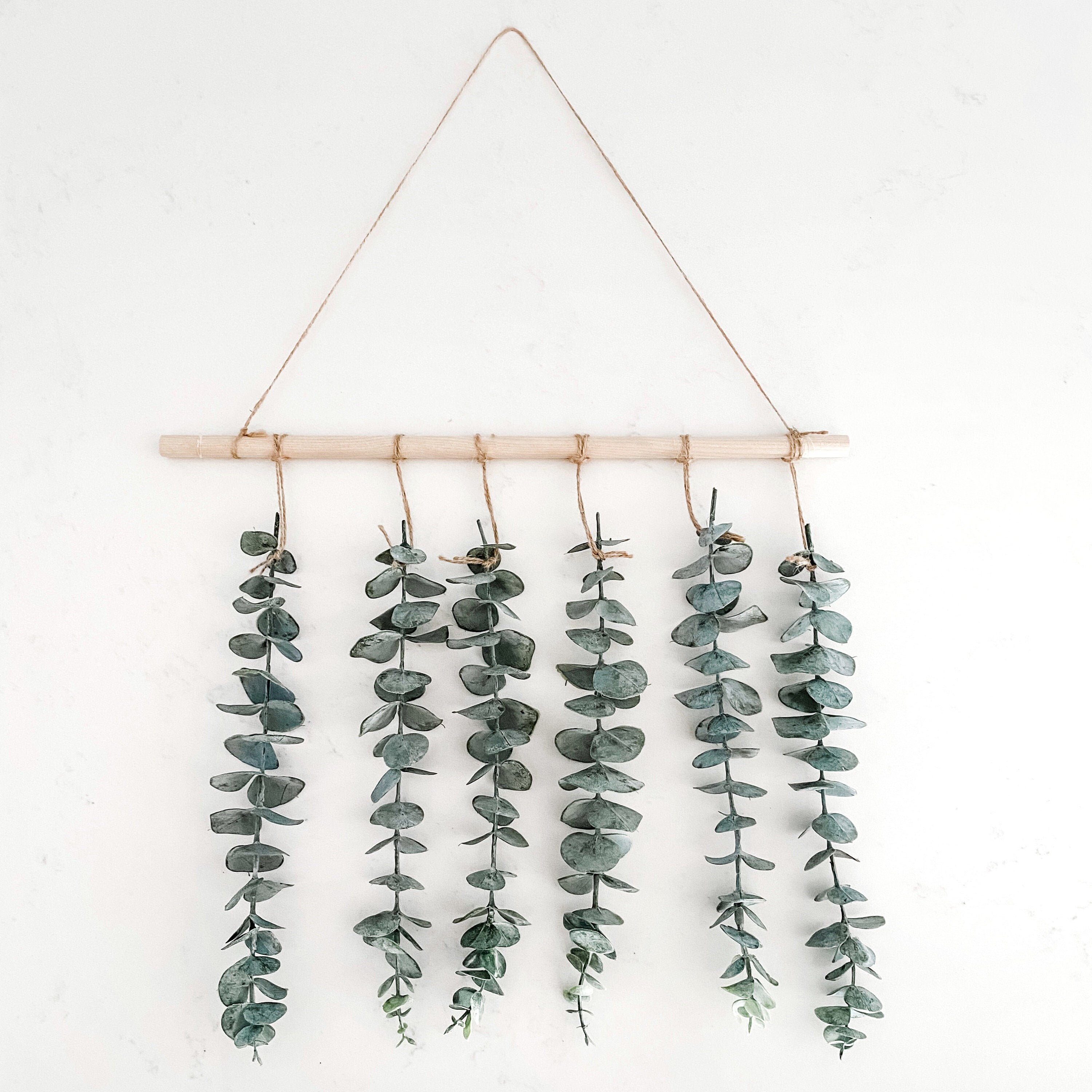 Eucalyptus Wall Hanging Artificial Plant Decor Fake Etsy