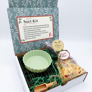 Organic Vegan Bird Suet Kit: Bird Lover Gift