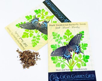 Butterfly Garden Seeds: Host and Nurture Black Swallowtail Butterflies.