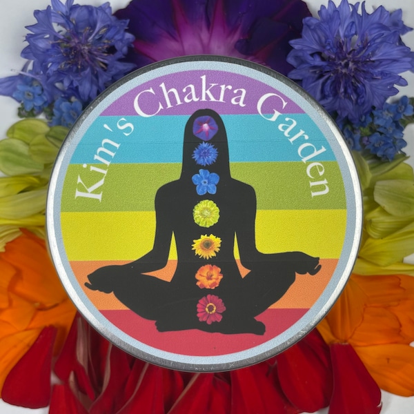 Chakra gardening gift box, yoga lover gift, yoga teacher gift, personalized garden gift, Easter Basket, gift for garden lover, zen garden
