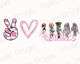 Download Peace Love Roblox Etsy
