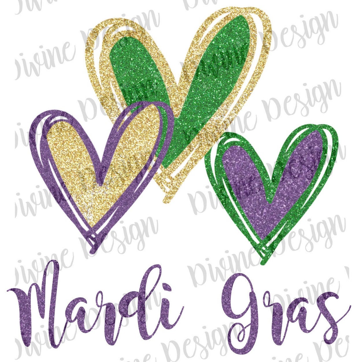 mardi gras heart shirt
