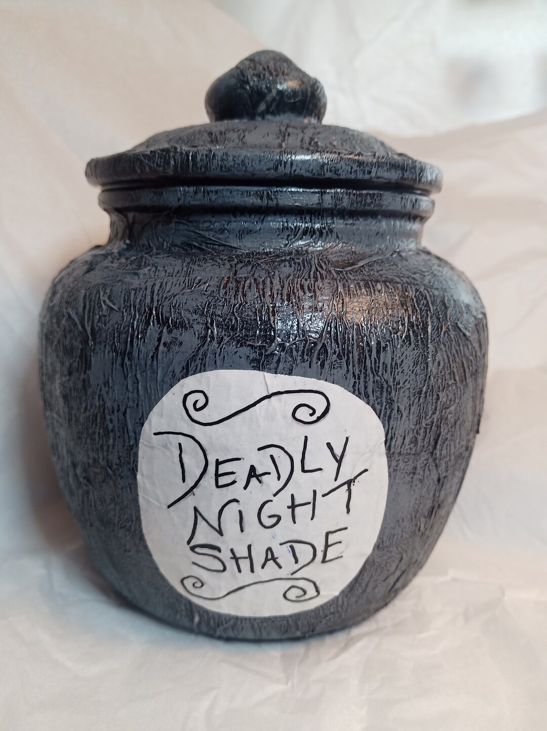 Deadly Nightshade Jar sallys Potion Jar 7 Inches - Etsy