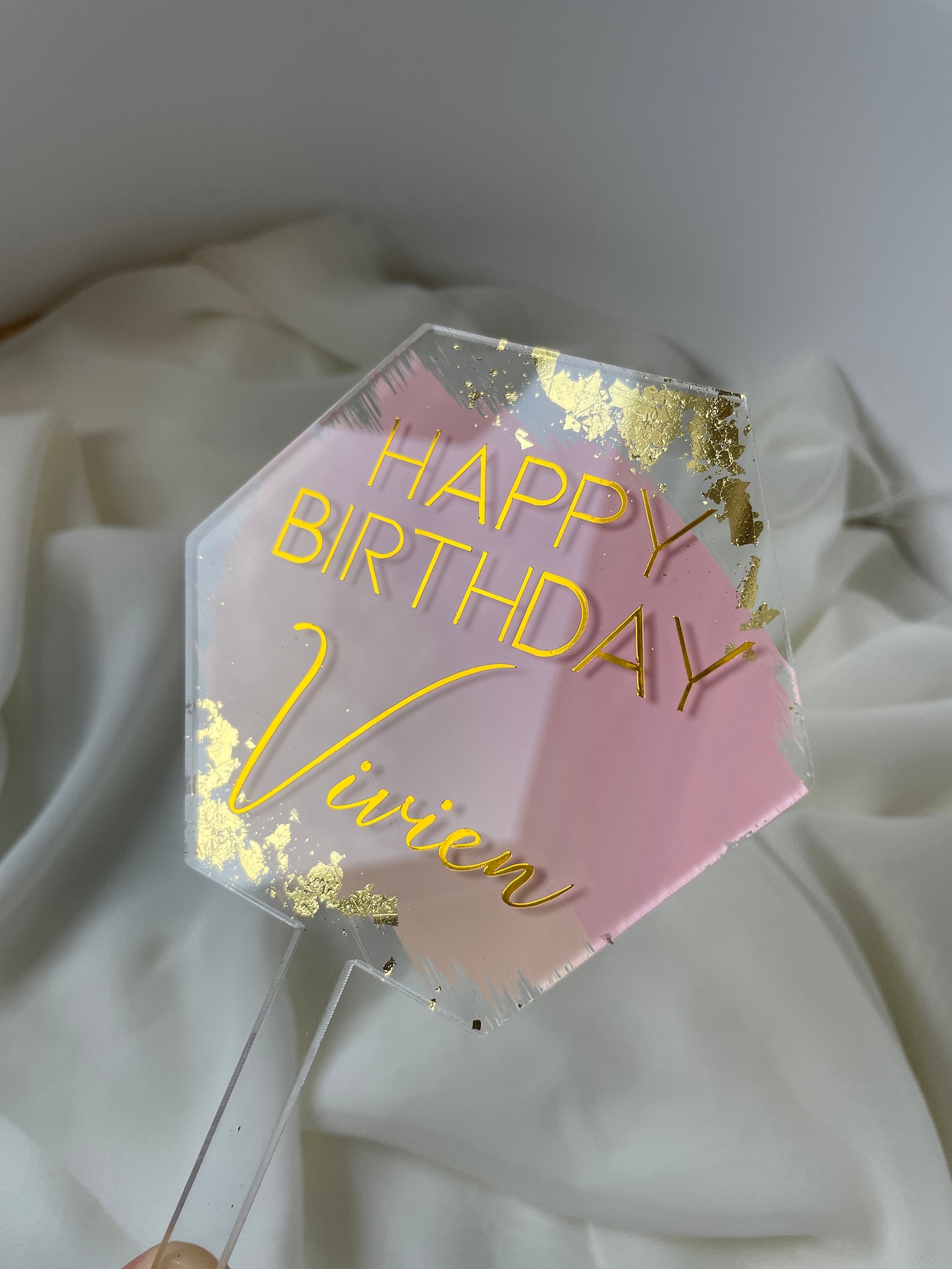 Custom Acrylic Cake Topper Personalized Acrylic Cake Topper Etsy