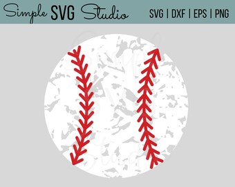 Download Distressed Baseball Svg Etsy
