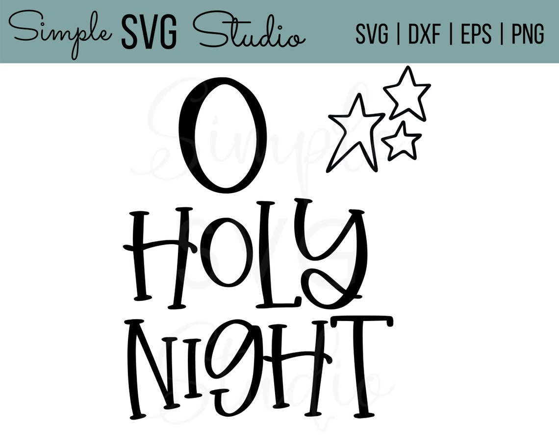 Farmhouse Christmas Ornament SVG Calligraphy SVG O Holy | Etsy Farmhouse Christmas Ornament SVG Calligraphy SVG O Holy | Etsy