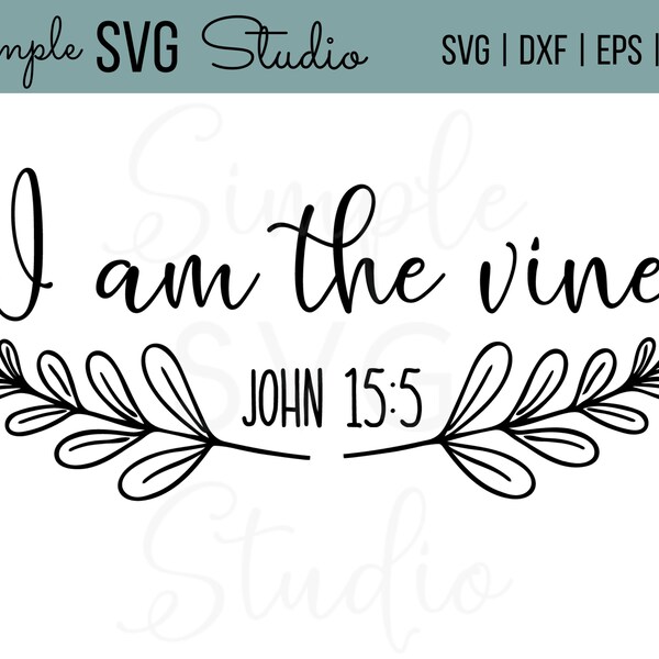 I Am the Vine - Etsy