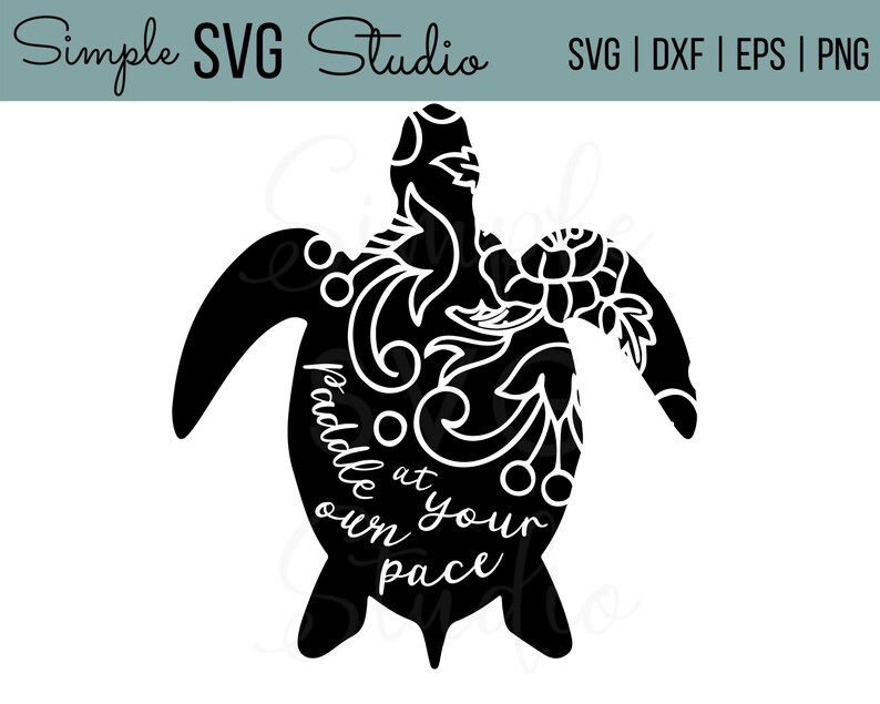 Sea Turtle SVG Beach SVG Life Quotes SVG Cut Files - Etsy