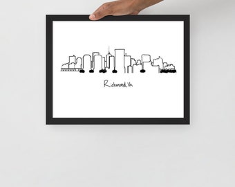Richmond Va Skyline - Etsy
