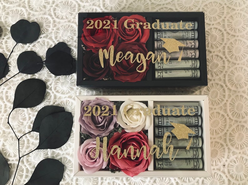 Personalized Money/cash Gift Box Flower Gift Box Etsy