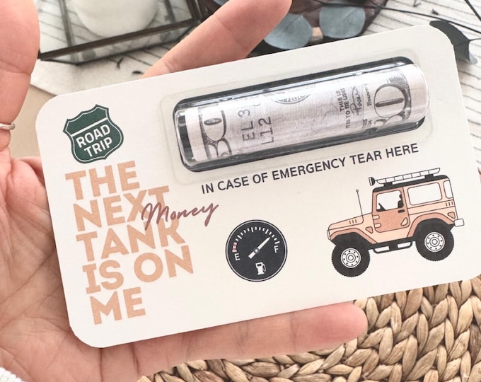 Creative Money Gift – Funny Money Holder, Gag Gift, Cash Gift Holder, Secret Santa Gift, Gas Money Card, Stocking Stuffer
