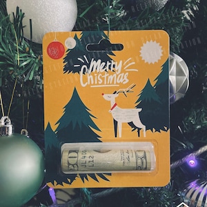 BLACK FRIDAY /Christmas Money Holder /Money Holder /Christmas Ornaments /Christmas Gifts /Stocking Stuffers /Money Holders for Christmas