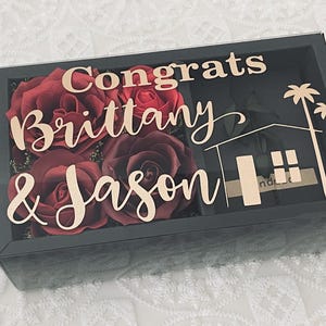Money Box/Personalized Gifts/Gift Box /Wedding Cash Gift/Graduation Gifts/Cash Box/Birthday Gift/Gifts/Birthday Gifts For Her/Money Gift Box